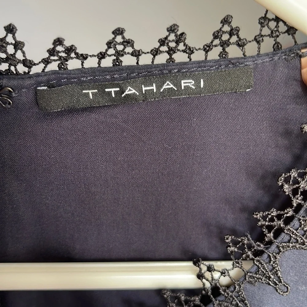 T Tahari Navy Dress size 10 - Picture 5 of 7